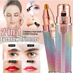 2-in-1 Electric Eyebrow Trimmer - Precision