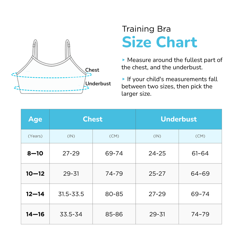 Blue Racerback Training Bra
