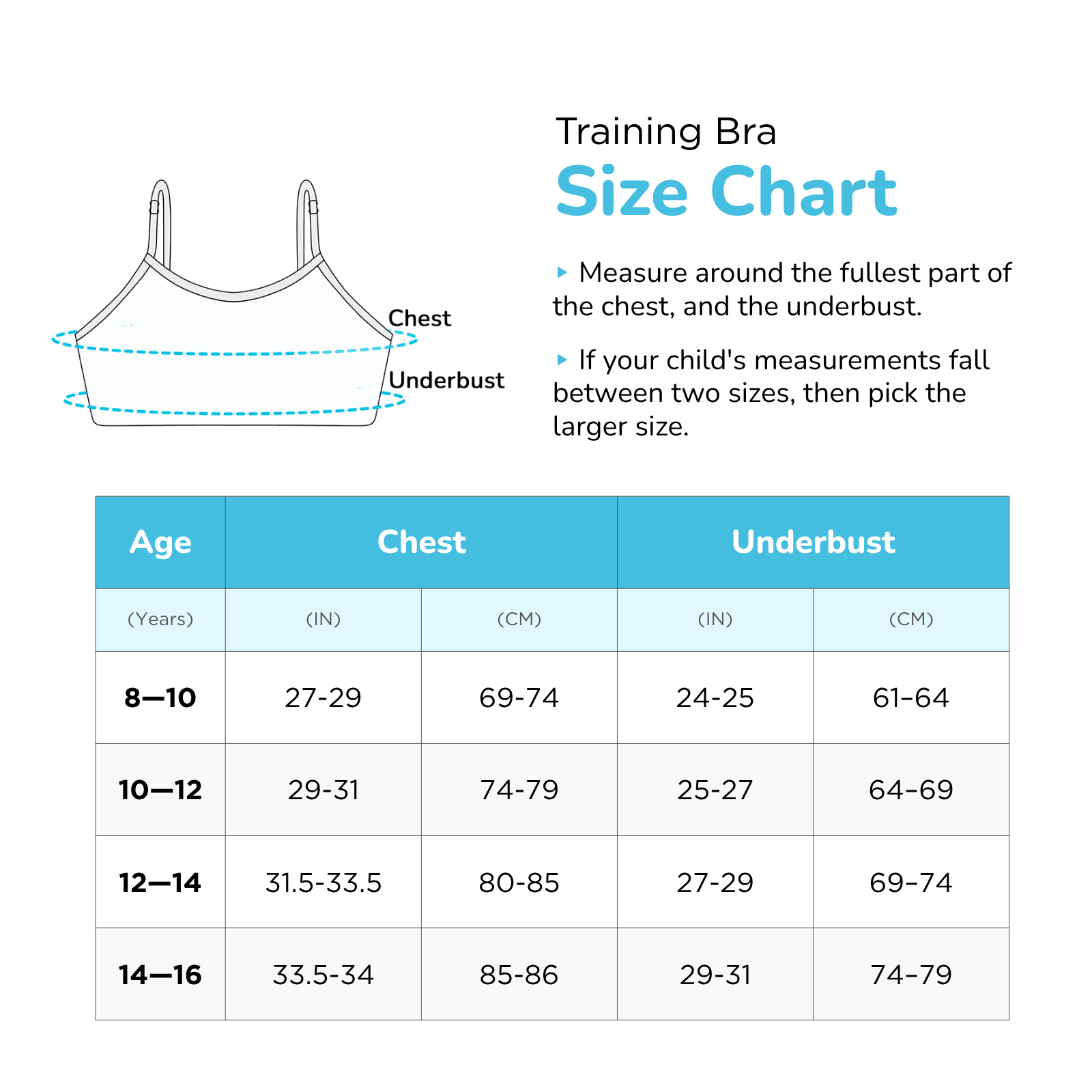 Blue Racerback Training Bra