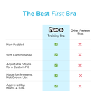 Blue Racerback Training Bra