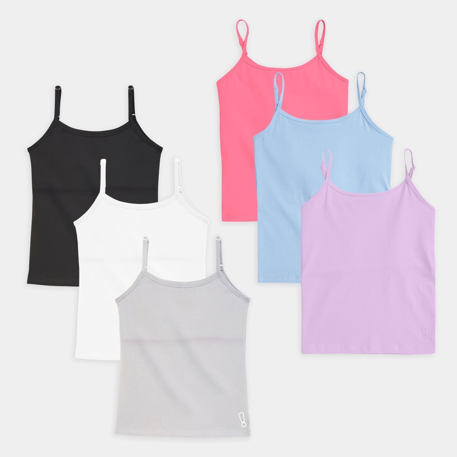 Mix 6-pack cotton Camisoles