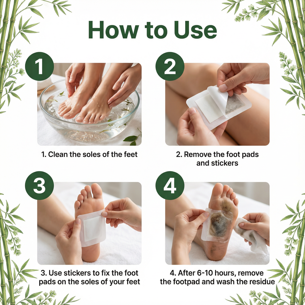 Dr. Nuro Herbal Detox Patches - Natural Body Detox, & Improved Circulation -  Stronger and Last Longing Erections