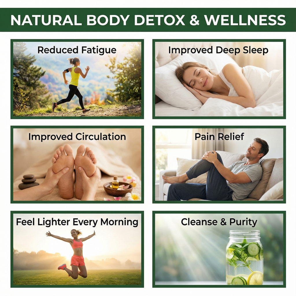 Dr. Nuro Herbal Detox Patches - Natural Body Detox, & Improved Circulation -  Stronger and Last Longing Erections