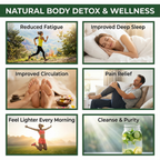 Dr. Nuro Herbal Detox Patches - Natural Body Detox, & Improved Circulation -  Stronger and Last Longing Erections