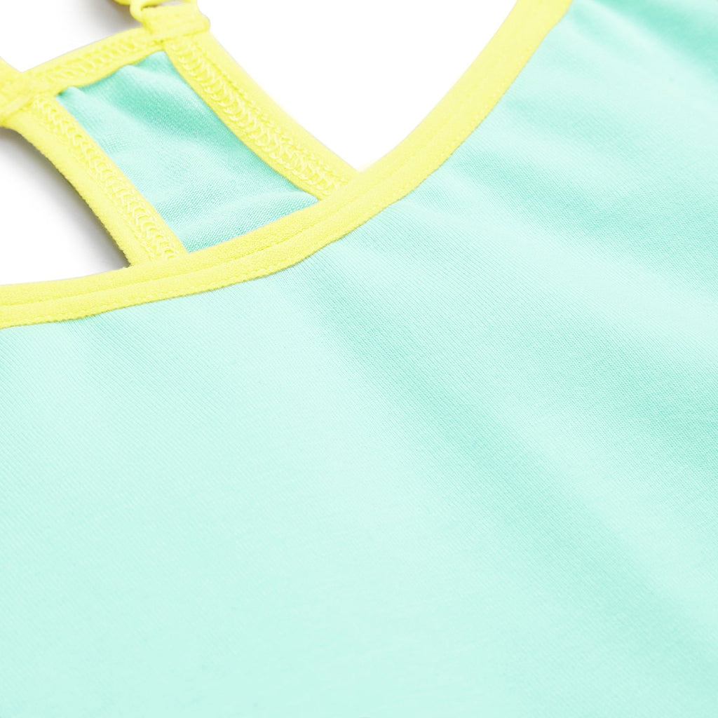 Blue Racerback Training Bra