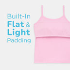 Pink, Black & White 3-Pack cotton  Camsioles