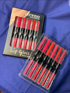Warda Beauty Shiny & Matte Lipgloss – 6 Pc 2-in-1 Set