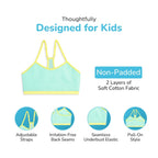 Blue Racerback Training Bra