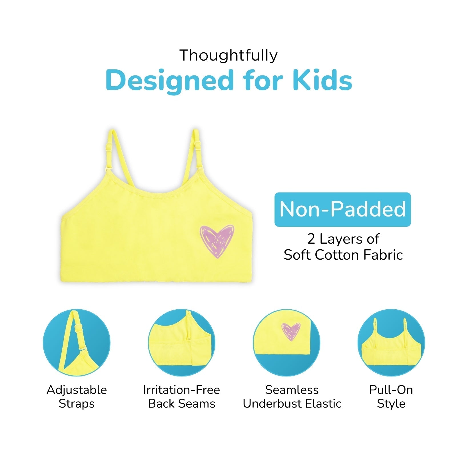 Heartthrob 7-pack Training Bra & Underwear Set