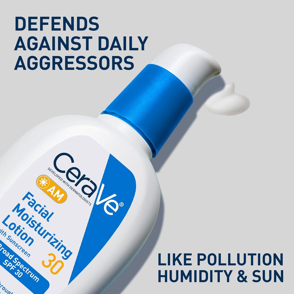 CeraVe - AM Facial Moisturizing Lotion with SPF 30 for All Skin Types