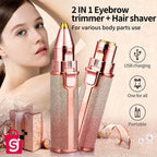 2-in-1 Electric Eyebrow Trimmer - Precision