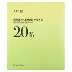 Anua Green Lemon Vita C Blemish Serum 20%, 0.70 fl oz (20 g)